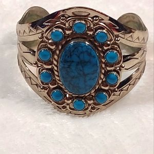 Vintage Bell Trading Turquoise Cuff Bracelet